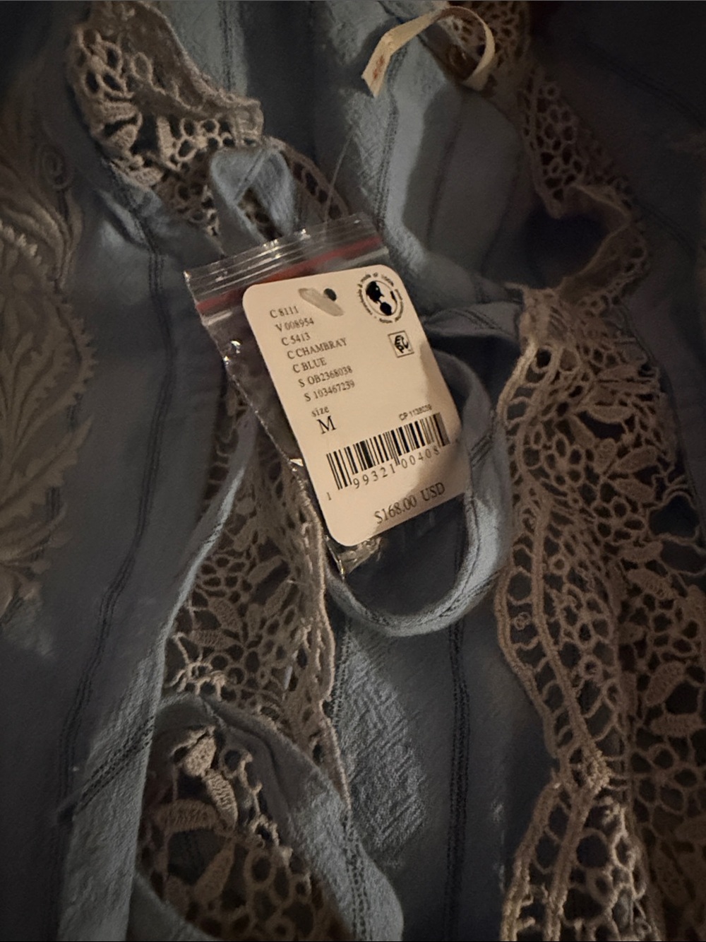 Free People Bali Jude Top 💯 cotton - Picture 5 of 5